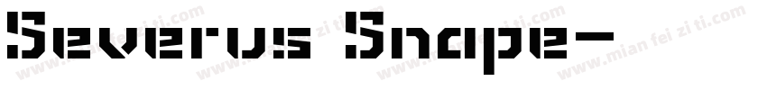 Severus Snape字体转换